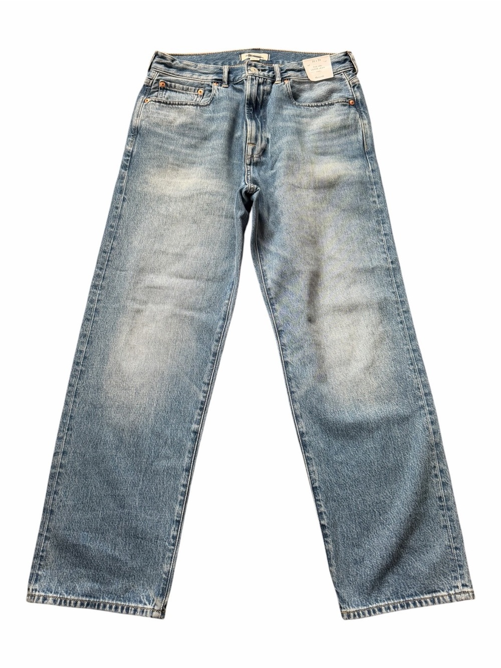Madewell Men’s The 1991 Loose Straight Jean Size 30x30 NEW Rigid Blue